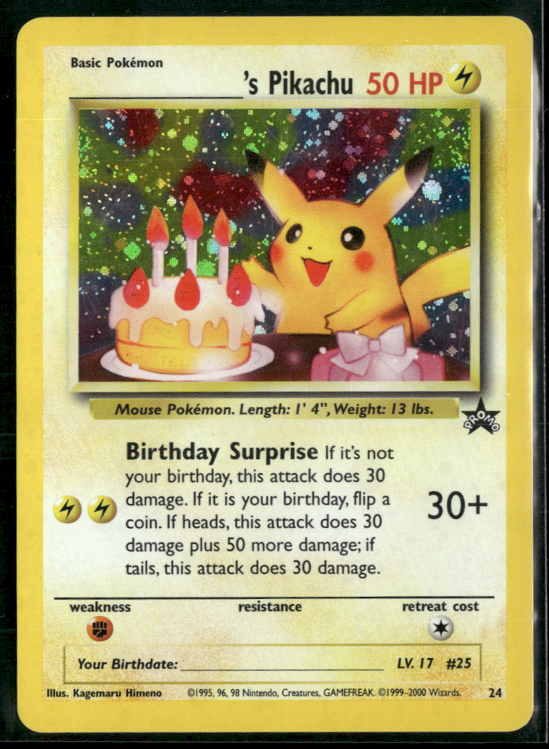 WoTC Promo ______'s Pikachu #24/53