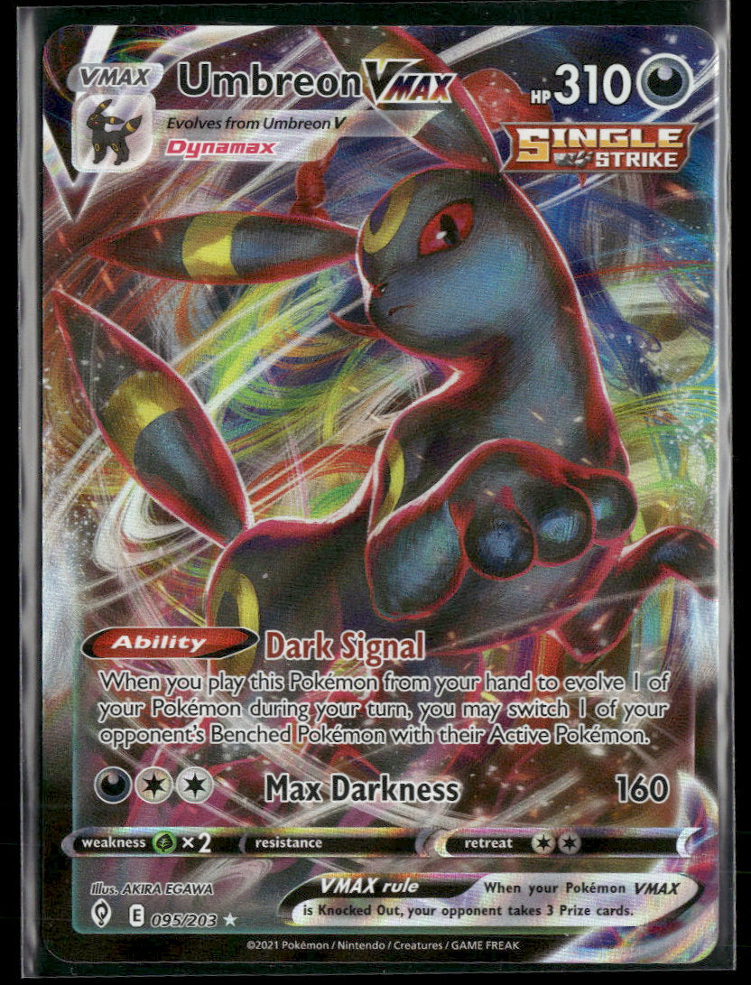 SWSH07: Evolving Skies Umbreon VMAX #095/203