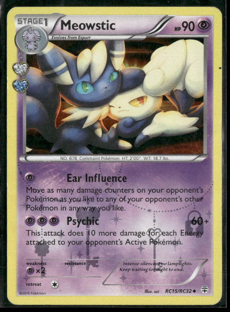 Generations: Radiant Collection Meowstic #RC15/RC32