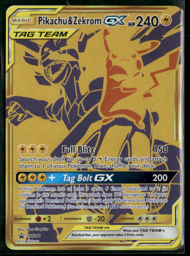 SM Promos Pikachu & Zekrom GX #SM248