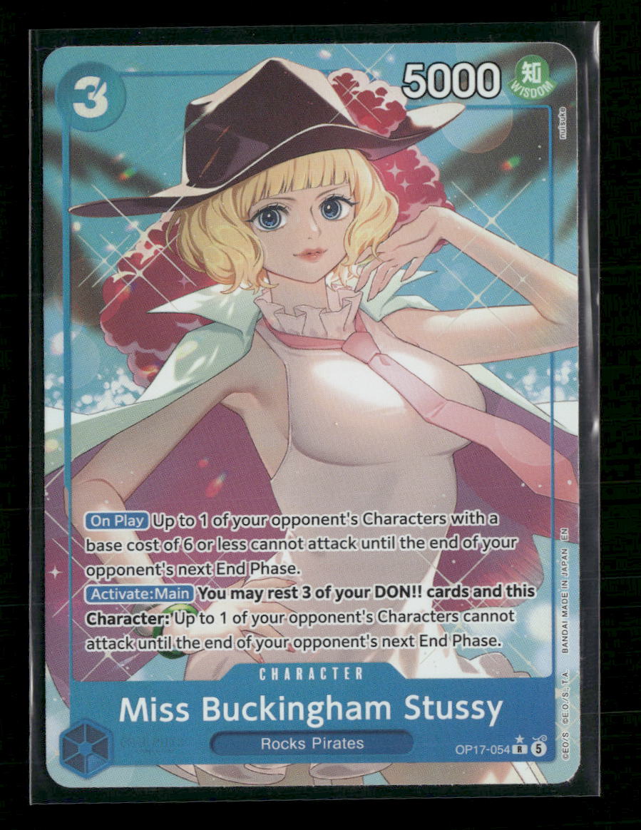 The World's Strongest Warriors Miss Buckingham Stussy (Alternate Art) #OP17-054