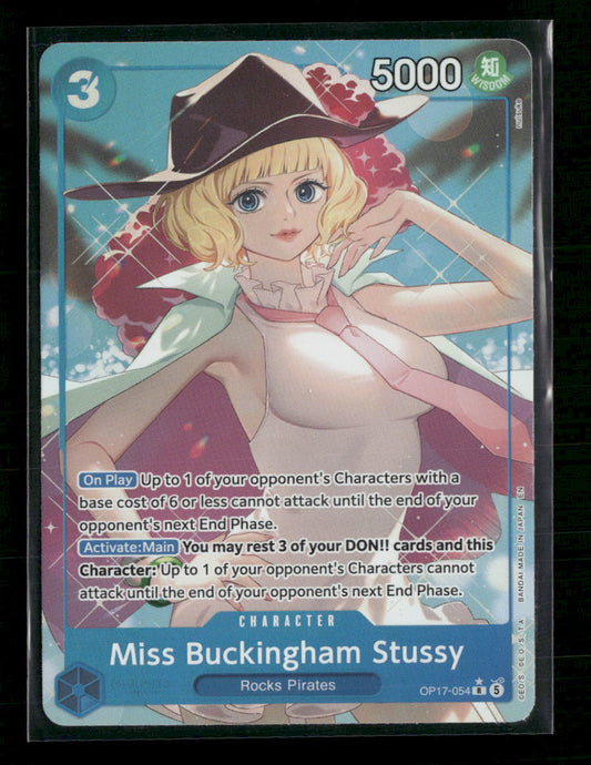 The World's Strongest Warriors Miss Buckingham Stussy (Alternate Art) #OP17-054