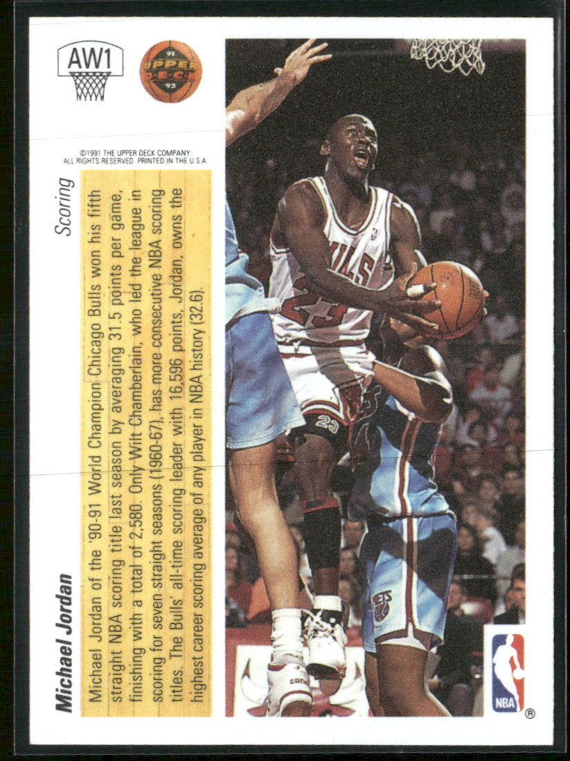 1991-92 Upper Deck Award Winner Holograms Michael Jordan #AW1