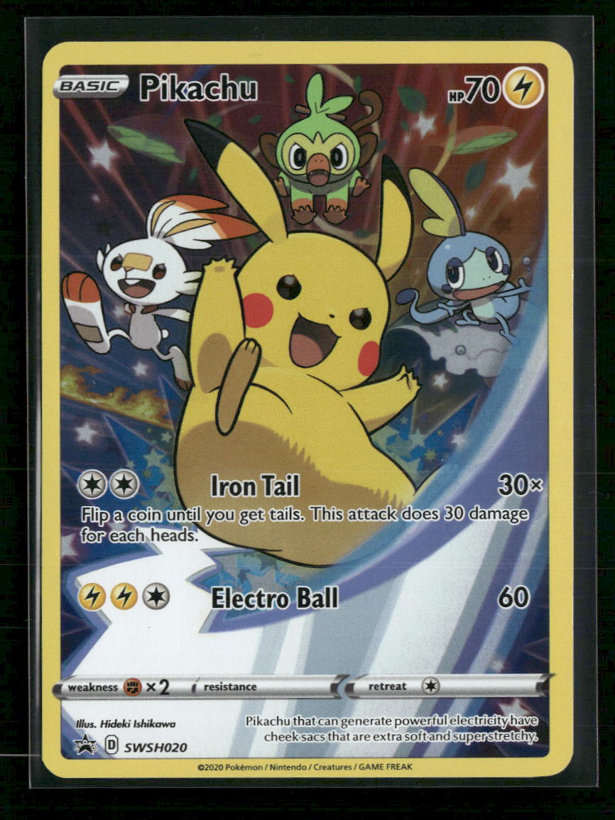 SWSH: Sword & Shield Promo Cards Pikachu #SWSH020