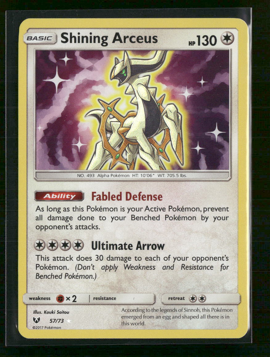 Shining Legends Shining Arceus #57/73