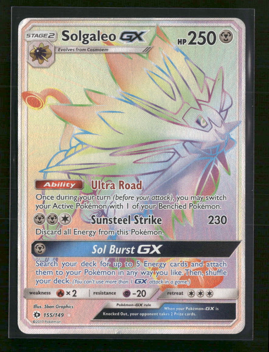 SM Base Set Solgaleo GX (Secret) #155/149
