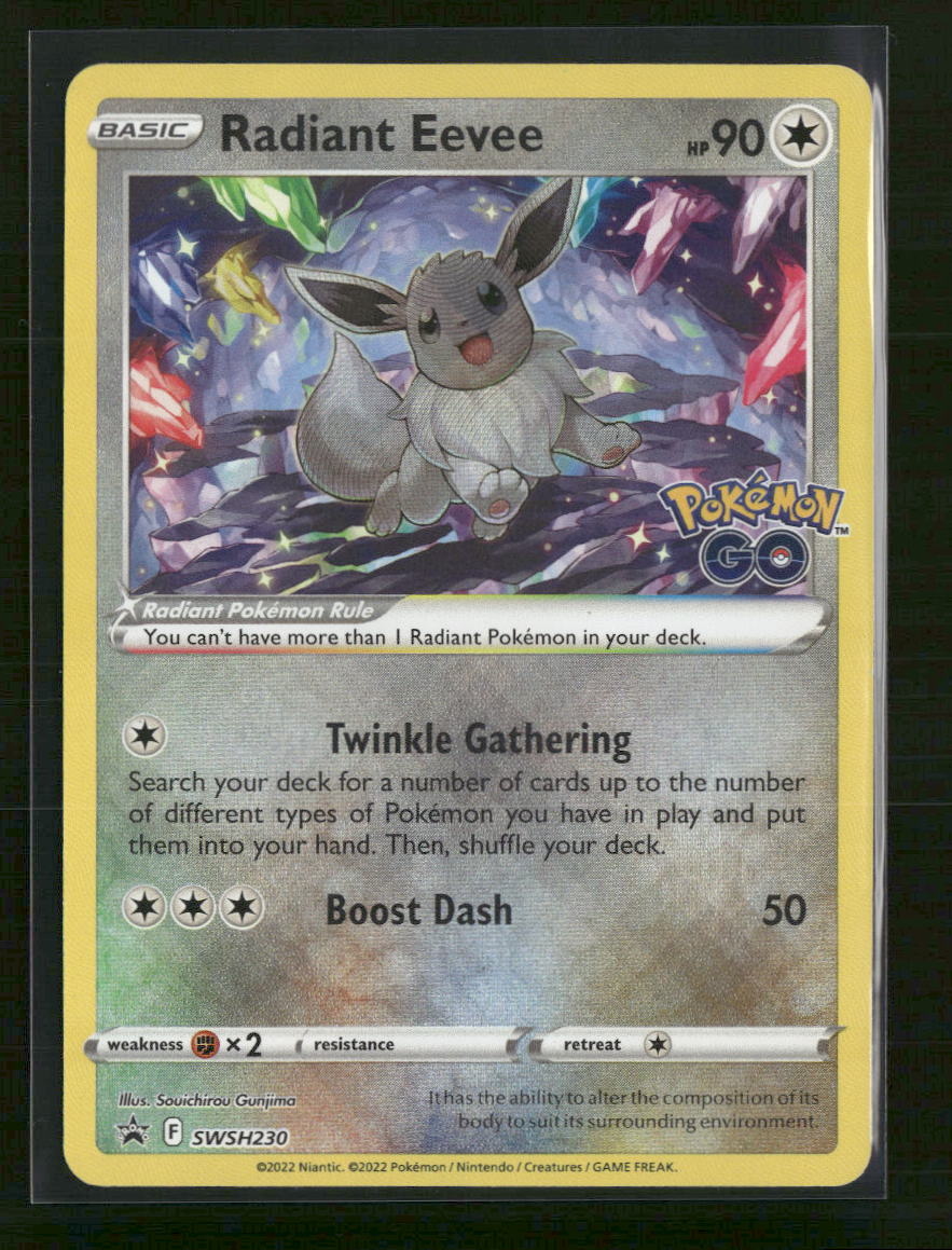 SWSH: Sword & Shield Promo Cards Radiant Eevee #SWSH230