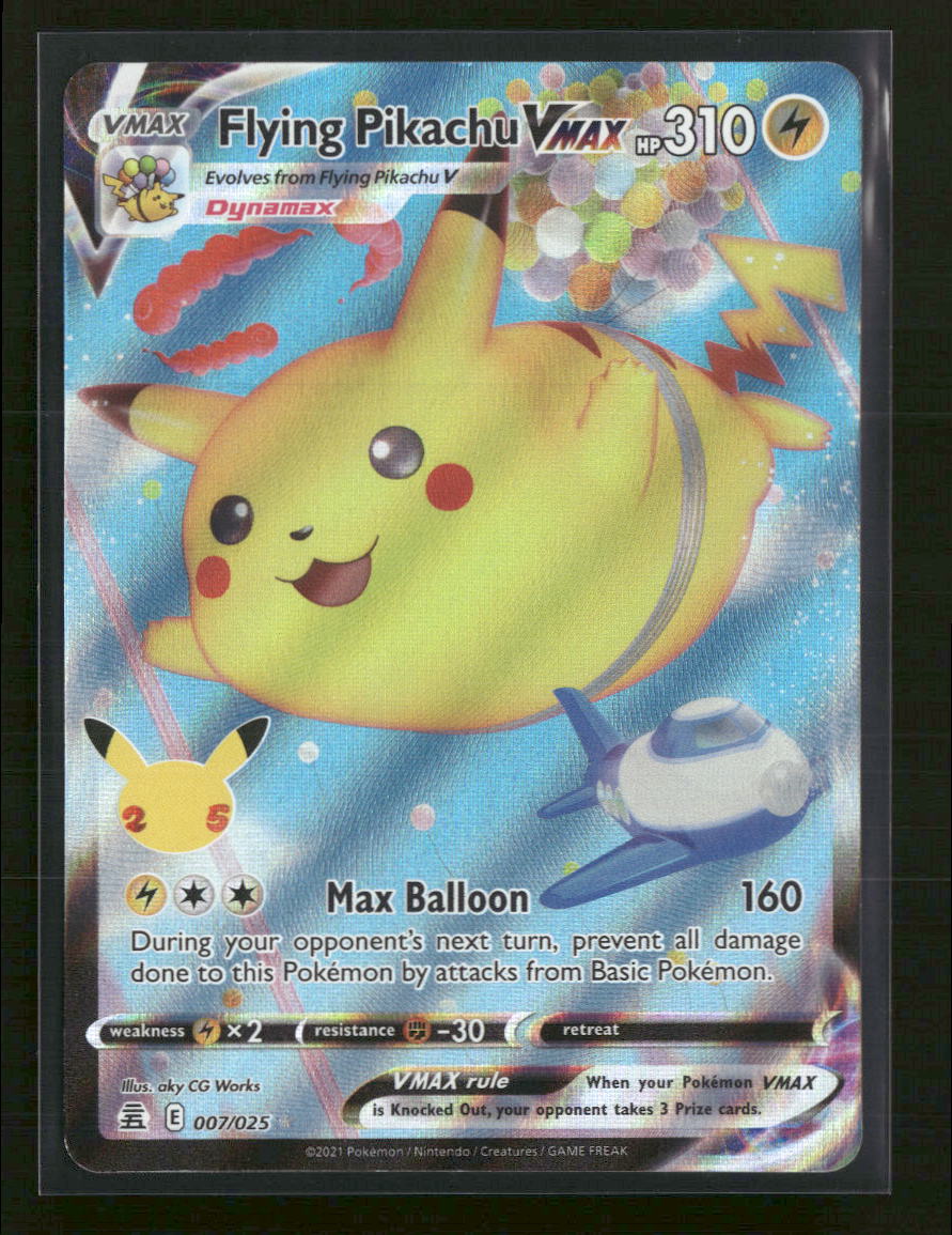 Celebrations Flying Pikachu VMAX #007/025