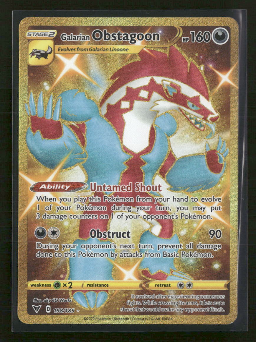 SWSH04: Vivid Voltage Galarian Obstagoon (Secret) #198/185
