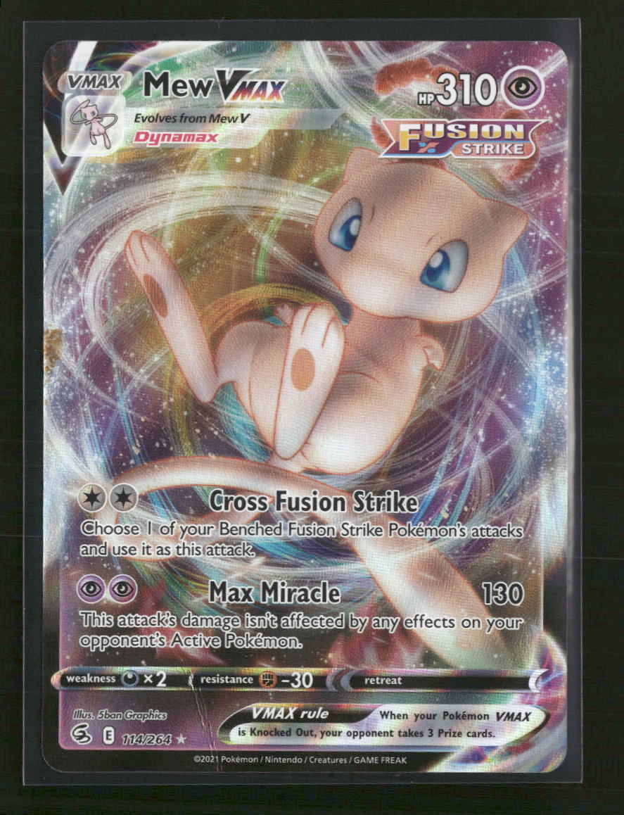 SWSH08: Fusion Strike Mew VMAX #114/264