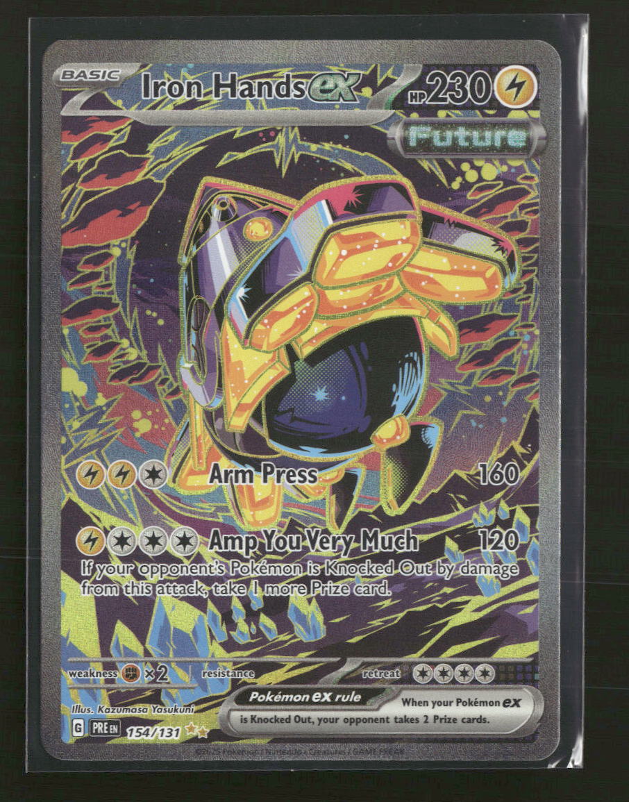 SV: Prismatic Evolutions Iron Hands ex #154/131