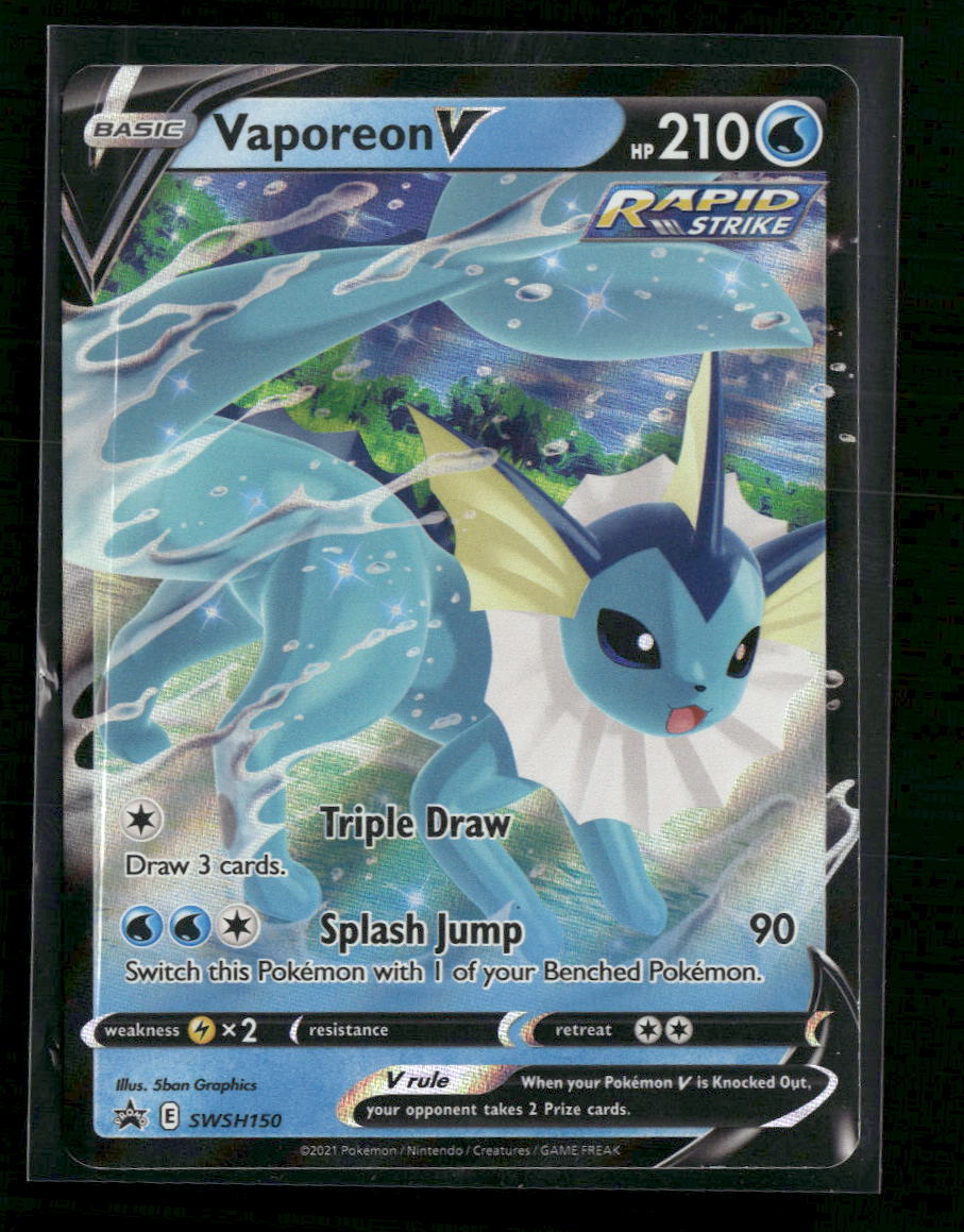 SWSH: Sword & Shield Promo Cards Vaporeon V #SWSH150