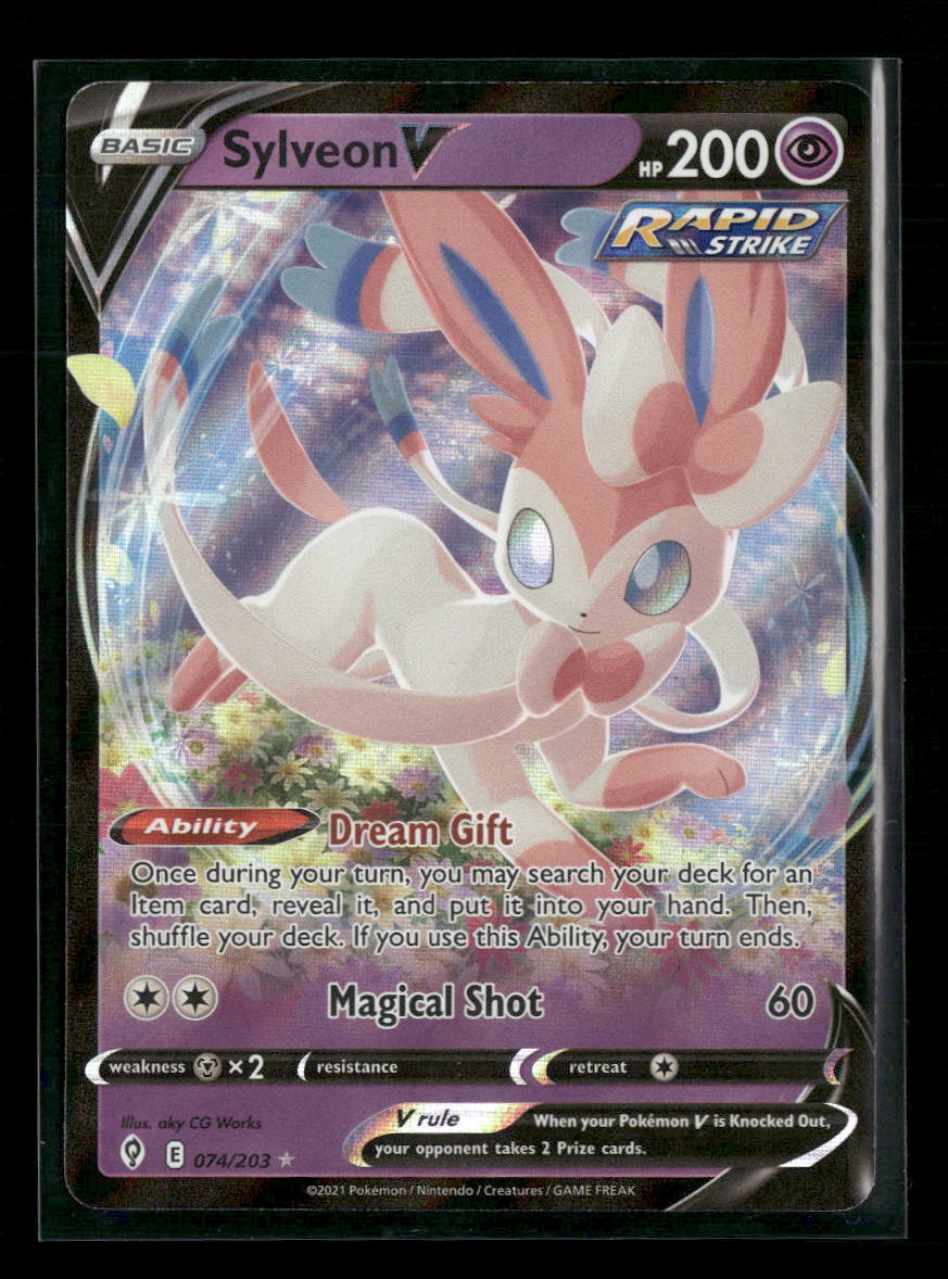 SWSH07: Evolving Skies Sylveon V #074/203