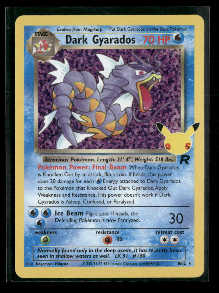 Celebrations: Classic Collection Dark Gyarados #8/82