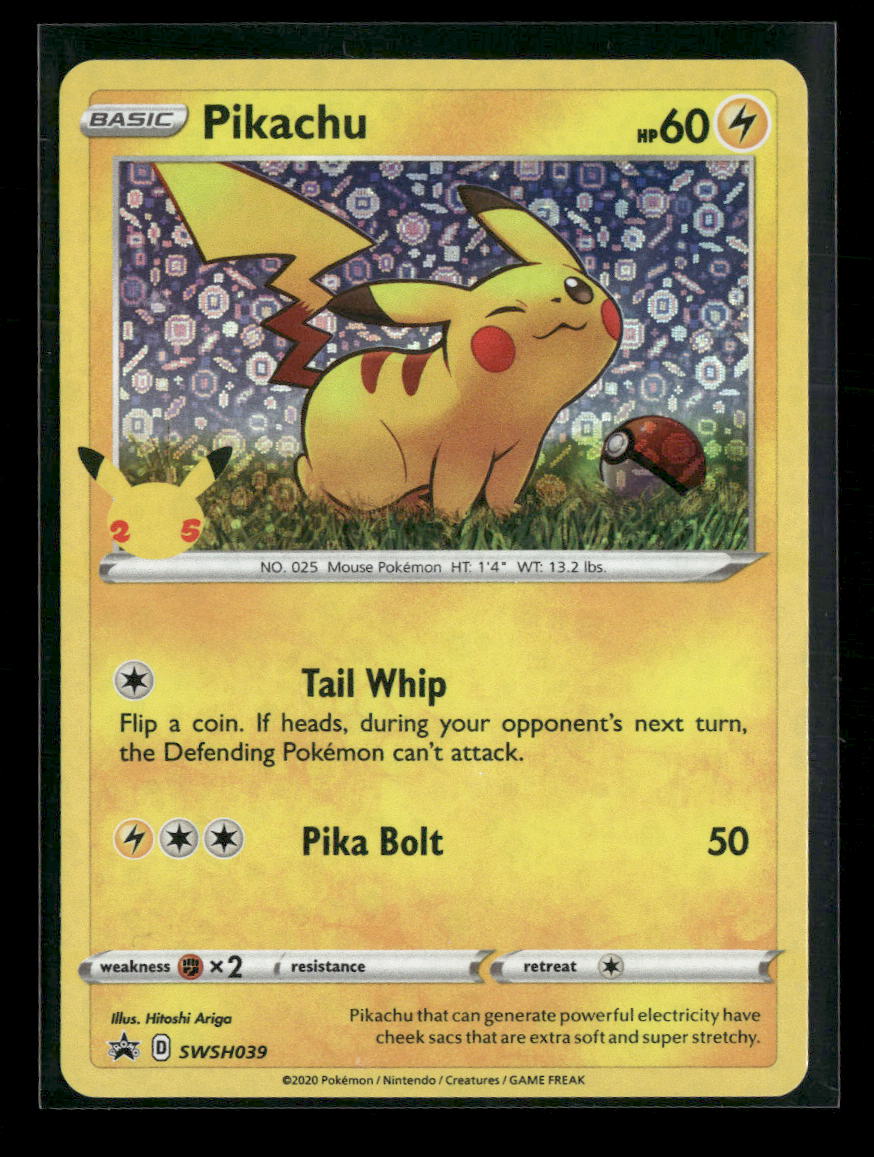 Miscellaneous Cards & Products Pikachu (General Mills Promo) #SWSH039