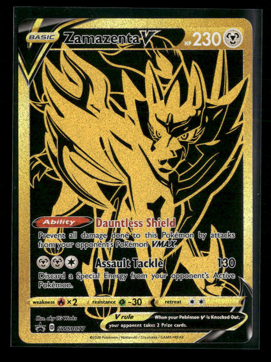 SWSH: Sword & Shield Promo Cards Zamazenta V #SWSH077