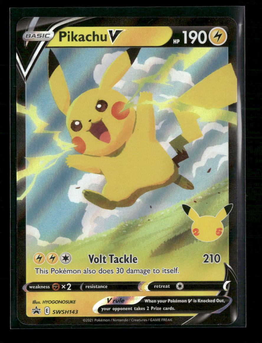 SWSH: Sword & Shield Promo Cards Pikachu V #SWSH143