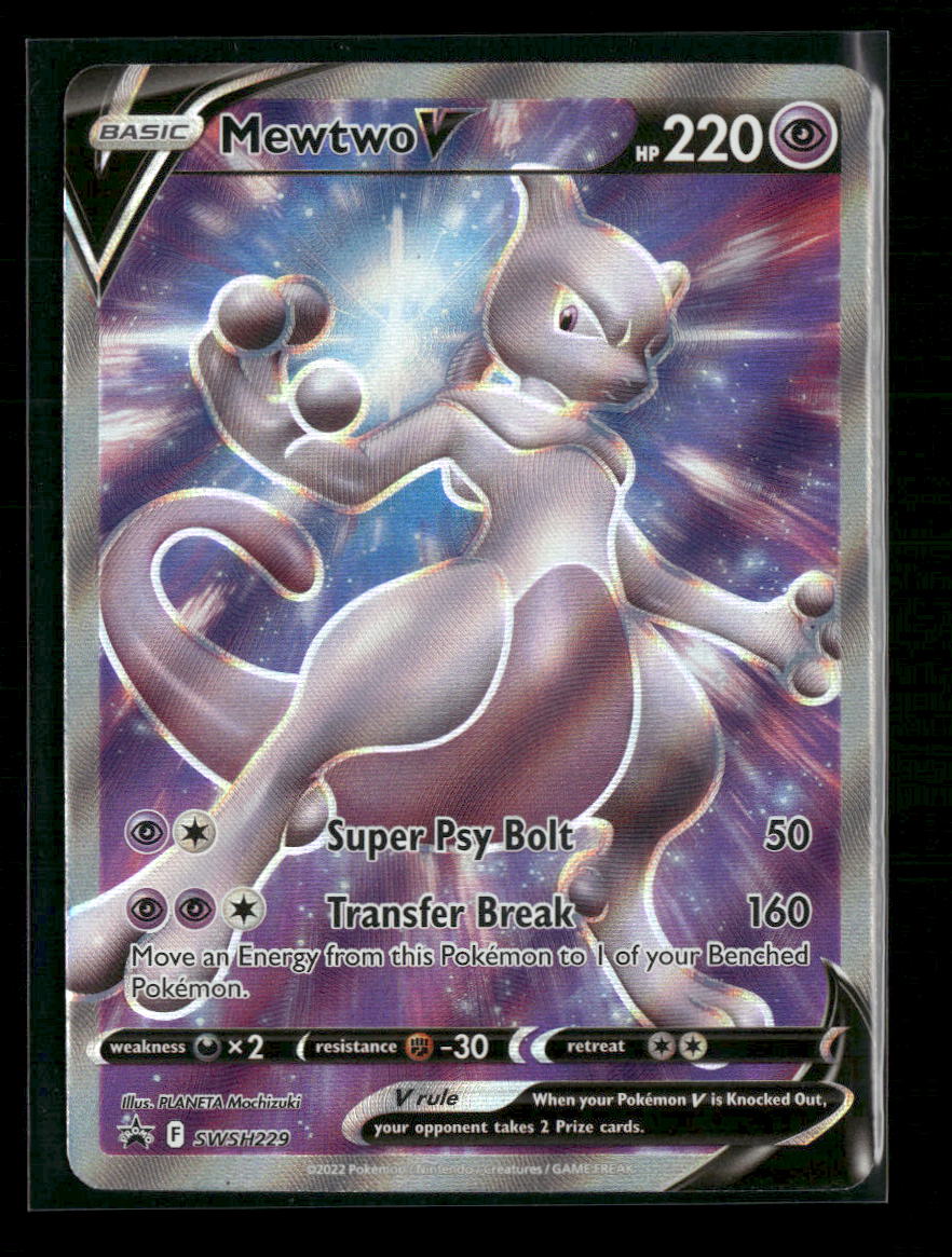 SWSH: Sword & Shield Promo Cards Mewtwo V #SWSH229