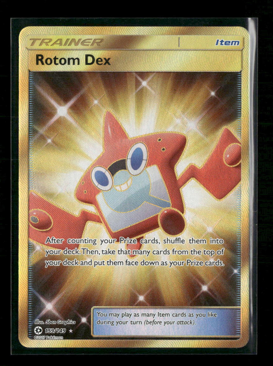 SM Base Set Rotom Dex (Secret) #159/149