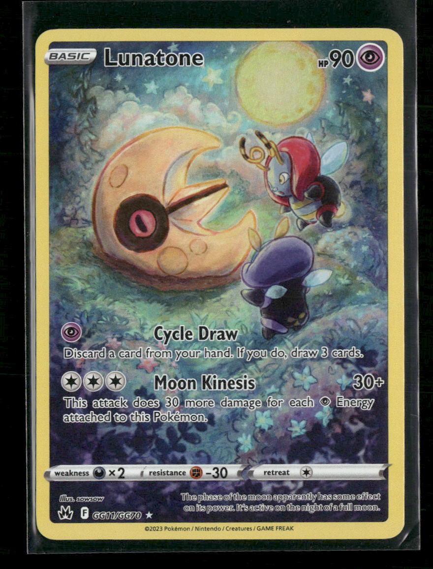 SWSH: Crown Zenith: Galarian Gallery Lunatone #GG11/GG70