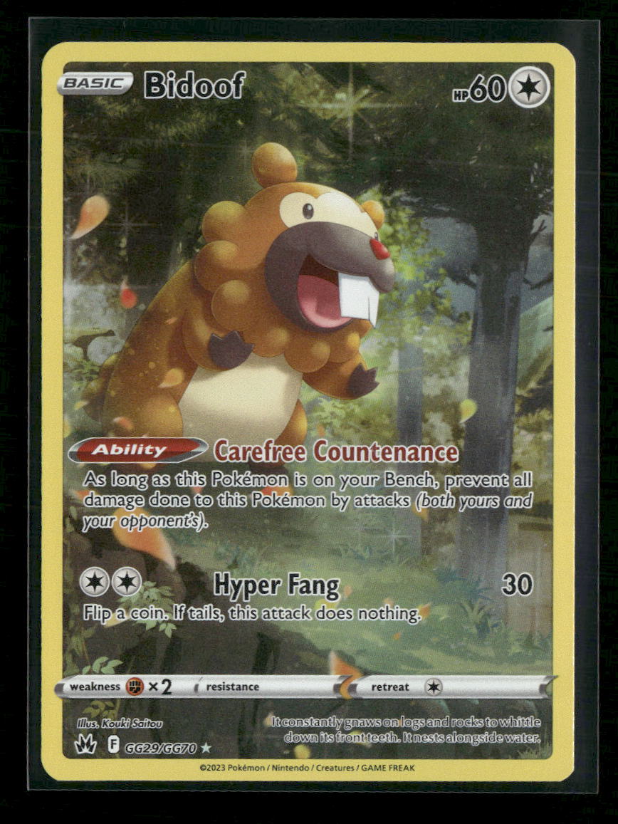 SWSH: Crown Zenith: Galarian Gallery Bidoof #GG29/GG70