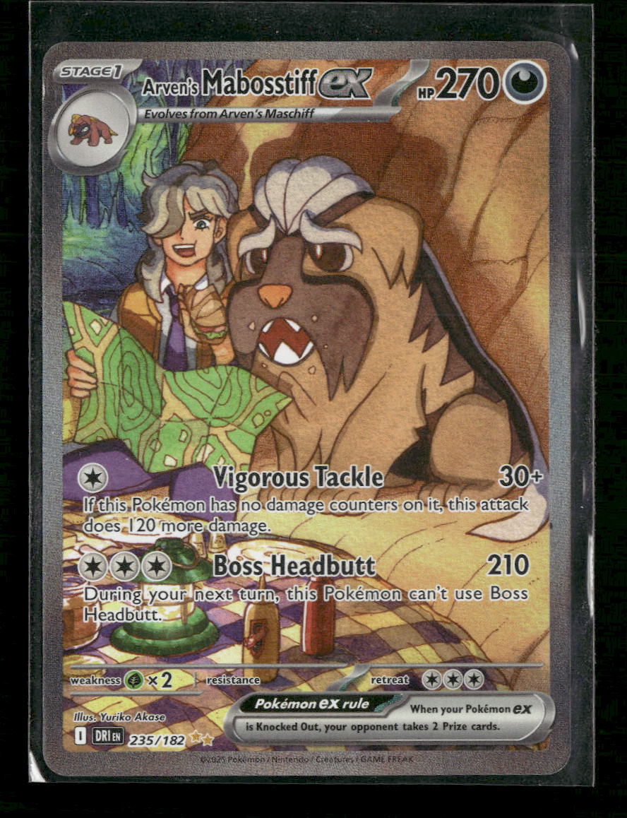 SV10: Destined Rivals Arven's Mabosstiff ex #235/182