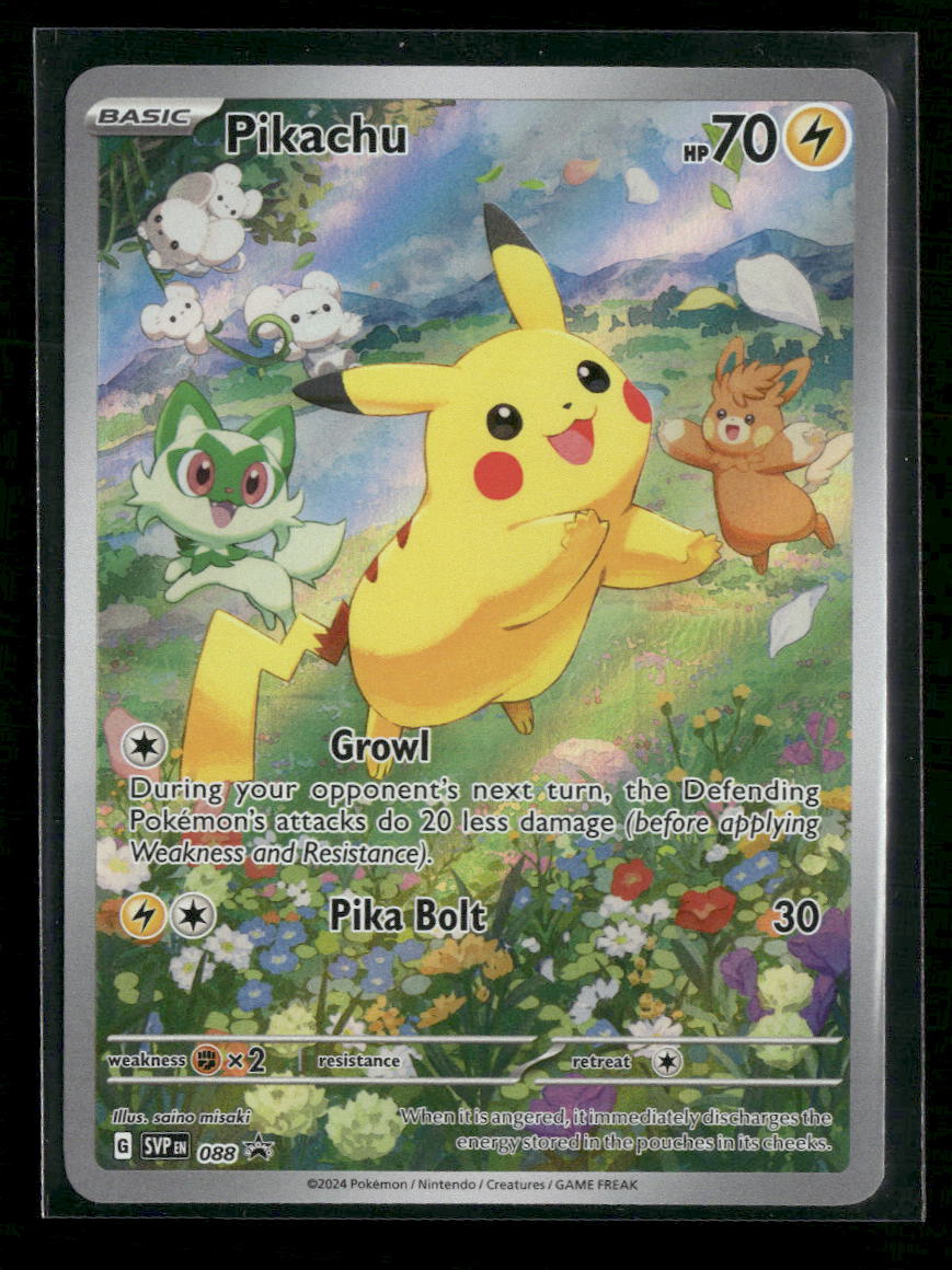 SV: Scarlet & Violet Promo Cards Pikachu #088