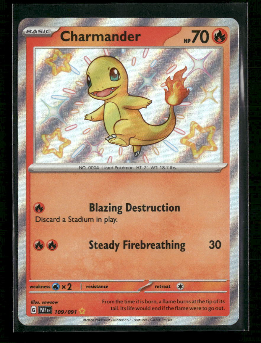 SV: Paldean Fates Charmander #109/091