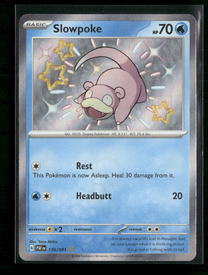 SV: Paldean Fates Slowpoke #116/091