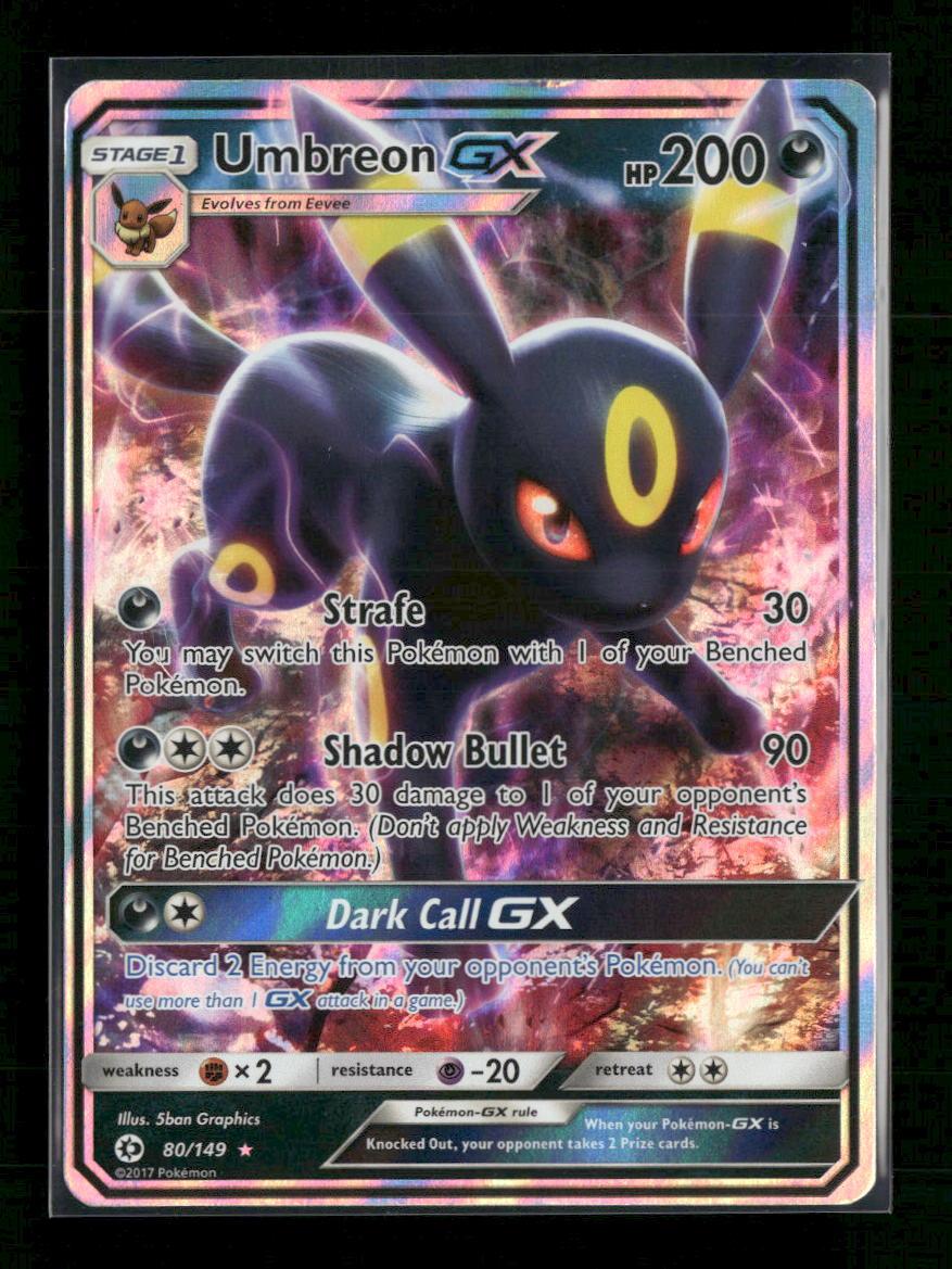 SM Base Set Umbreon GX #80/149