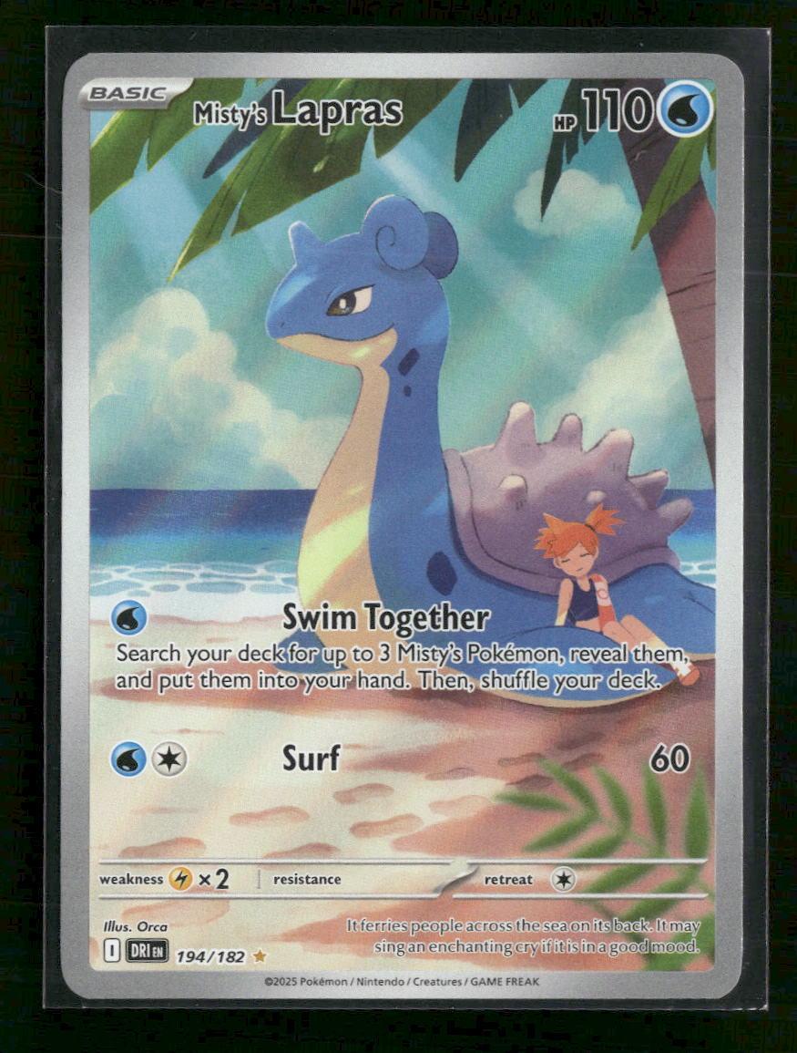 SV10: Destined Rivals Misty's Lapras #194/182