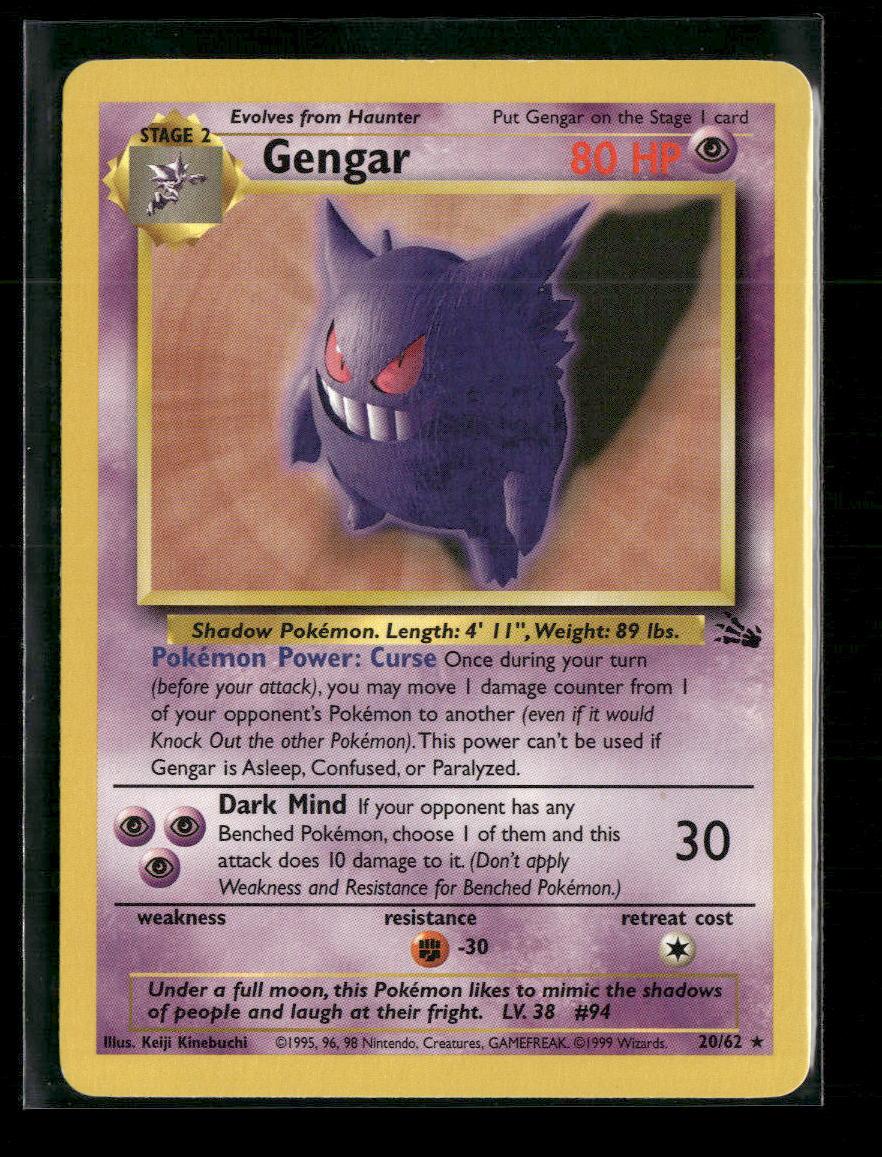 Fossil Gengar (20) #20/62