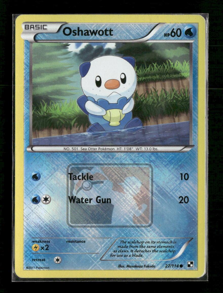 League & Championship Cards Oshawott #027/114
