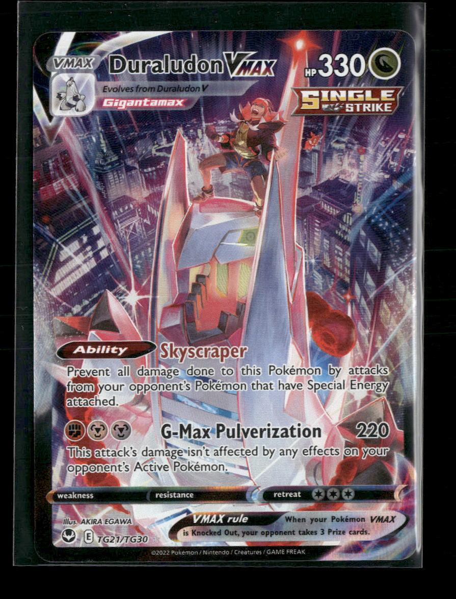 SWSH12: Silver Tempest Trainer Gallery Duraludon VMAX #TG21/TG30