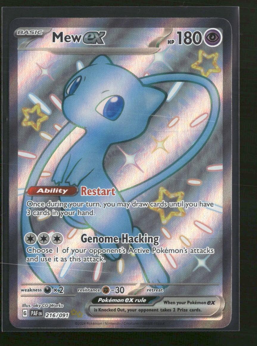 SV: Paldean Fates Mew ex #216/091