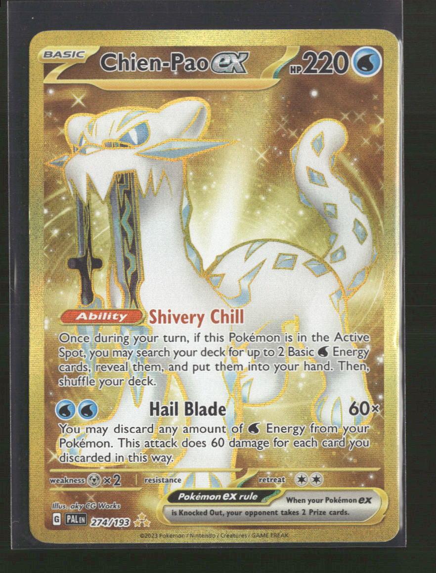 SV02: Paldea Evolved Chien-Pao ex #274/193