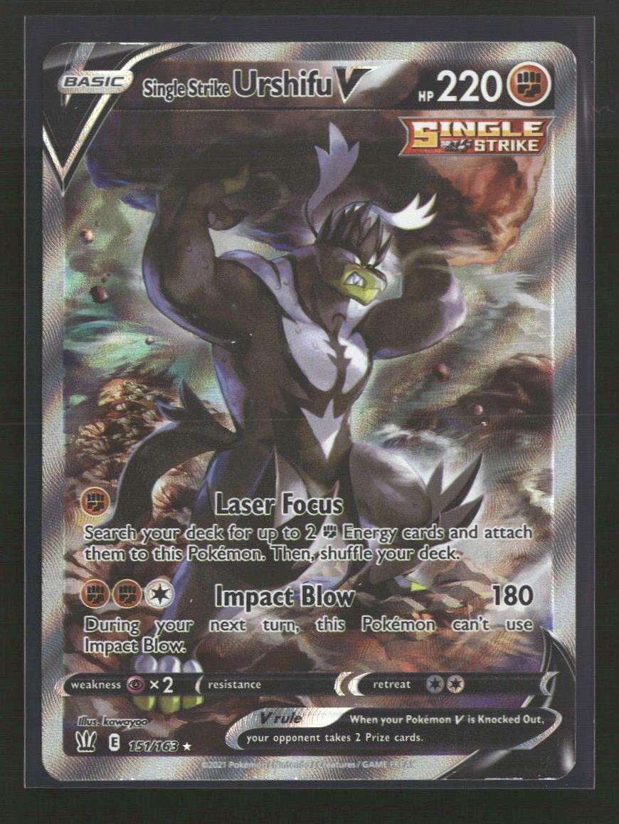 SWSH05: Battle Styles Single Strike Urshifu V (Alternate Full Art) #151/163