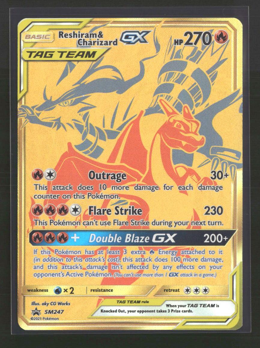 SM Promos Reshiram & Charizard GX #SM247