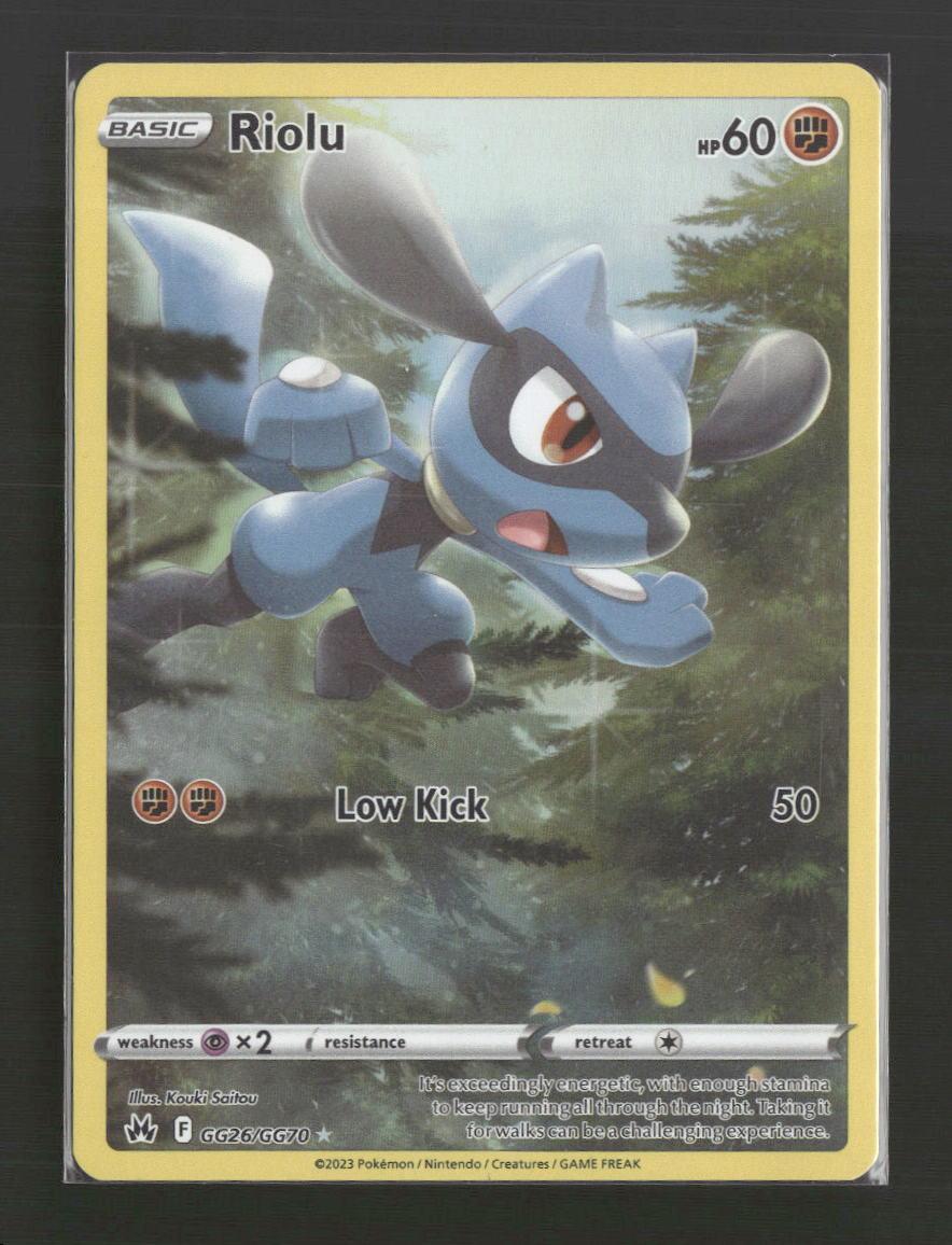 SWSH: Crown Zenith: Galarian Gallery Riolu #GG26/GG70
