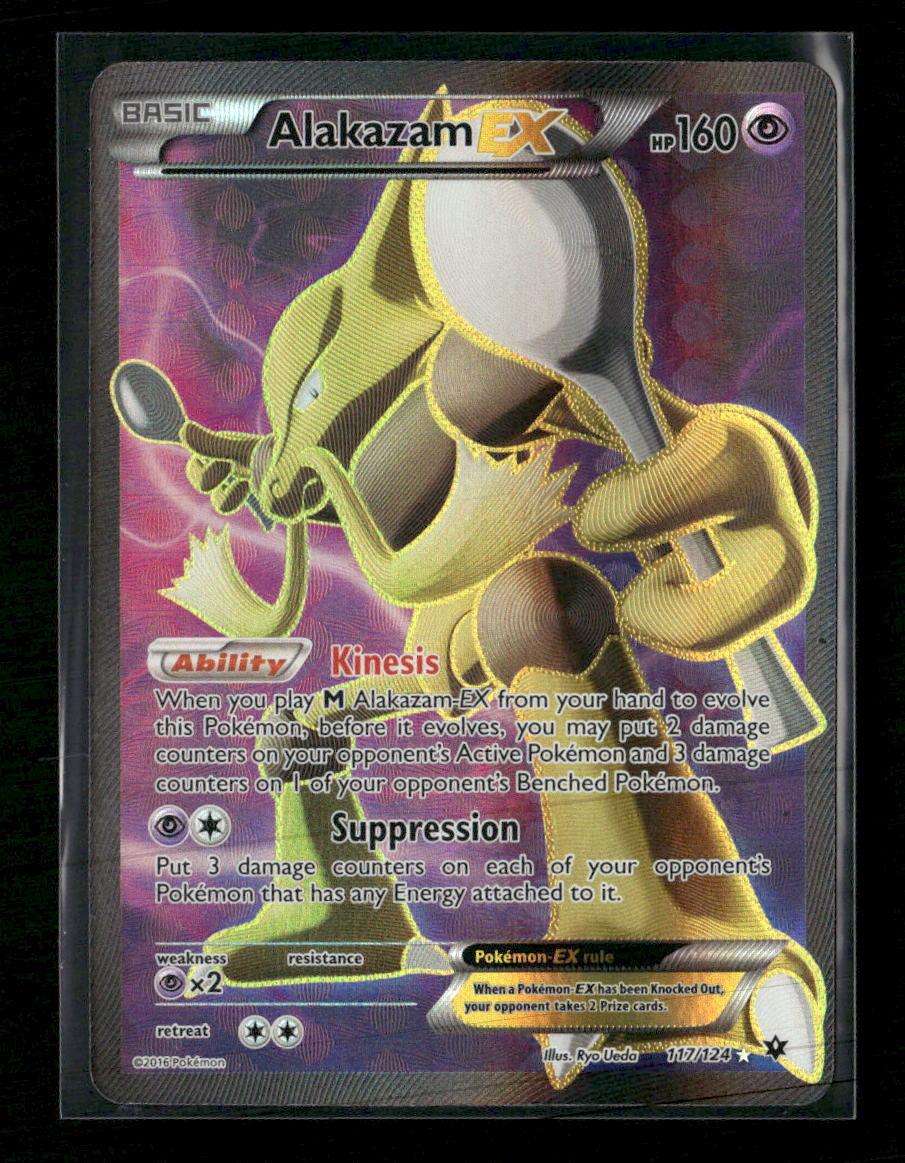 XY - Fates Collide Alakazam EX (Full Art) #117/124