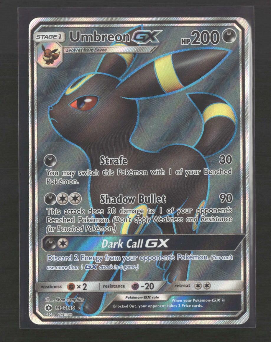 SM Base Set Umbreon GX (Full Art) #142/149