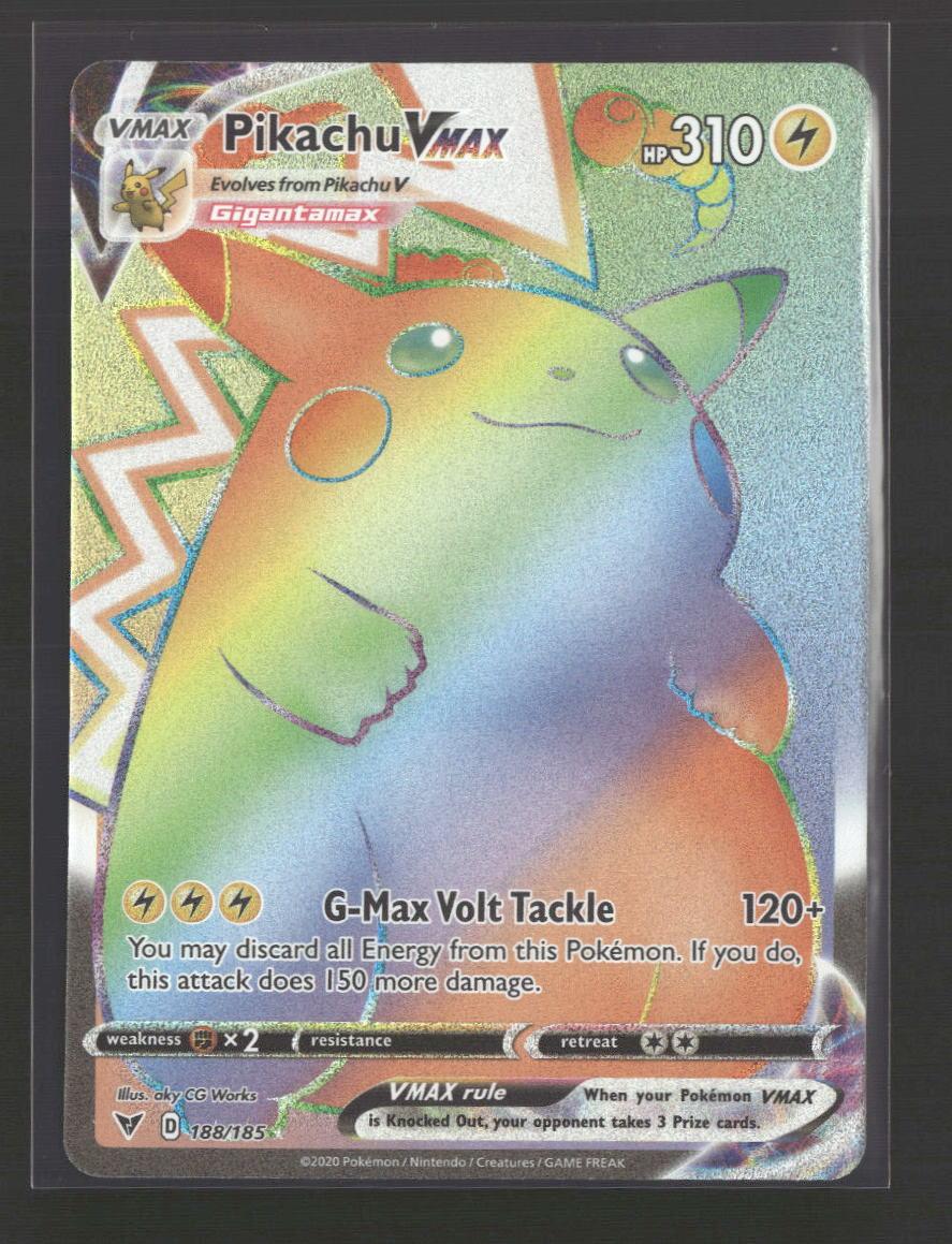 SWSH04: Vivid Voltage Pikachu VMAX (Secret) #188/185
