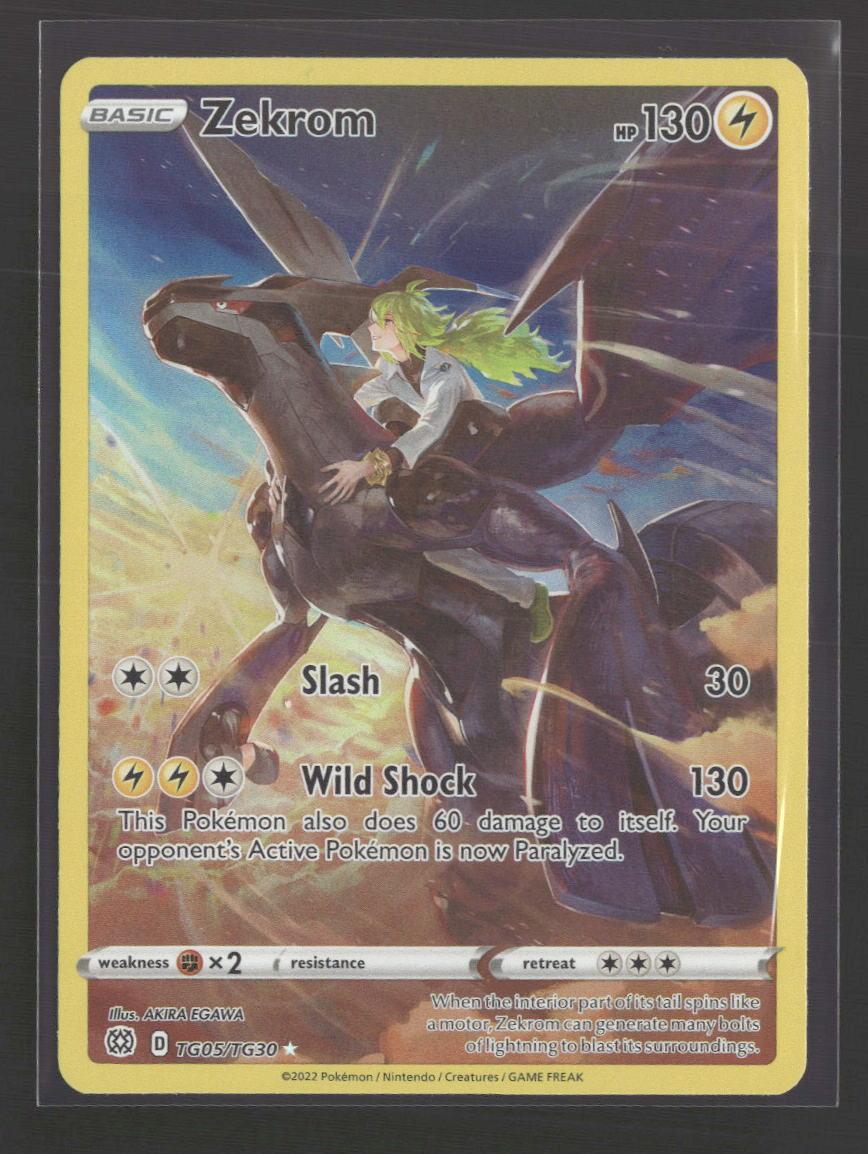 SWSH09: Brilliant Stars Trainer Gallery Zekrom #TG05/TG30