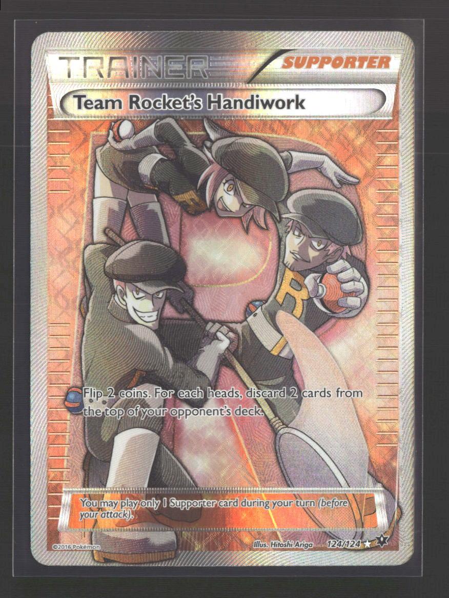 XY - Fates Collide Team Rocket's Handiwork (Full Art) #124/124