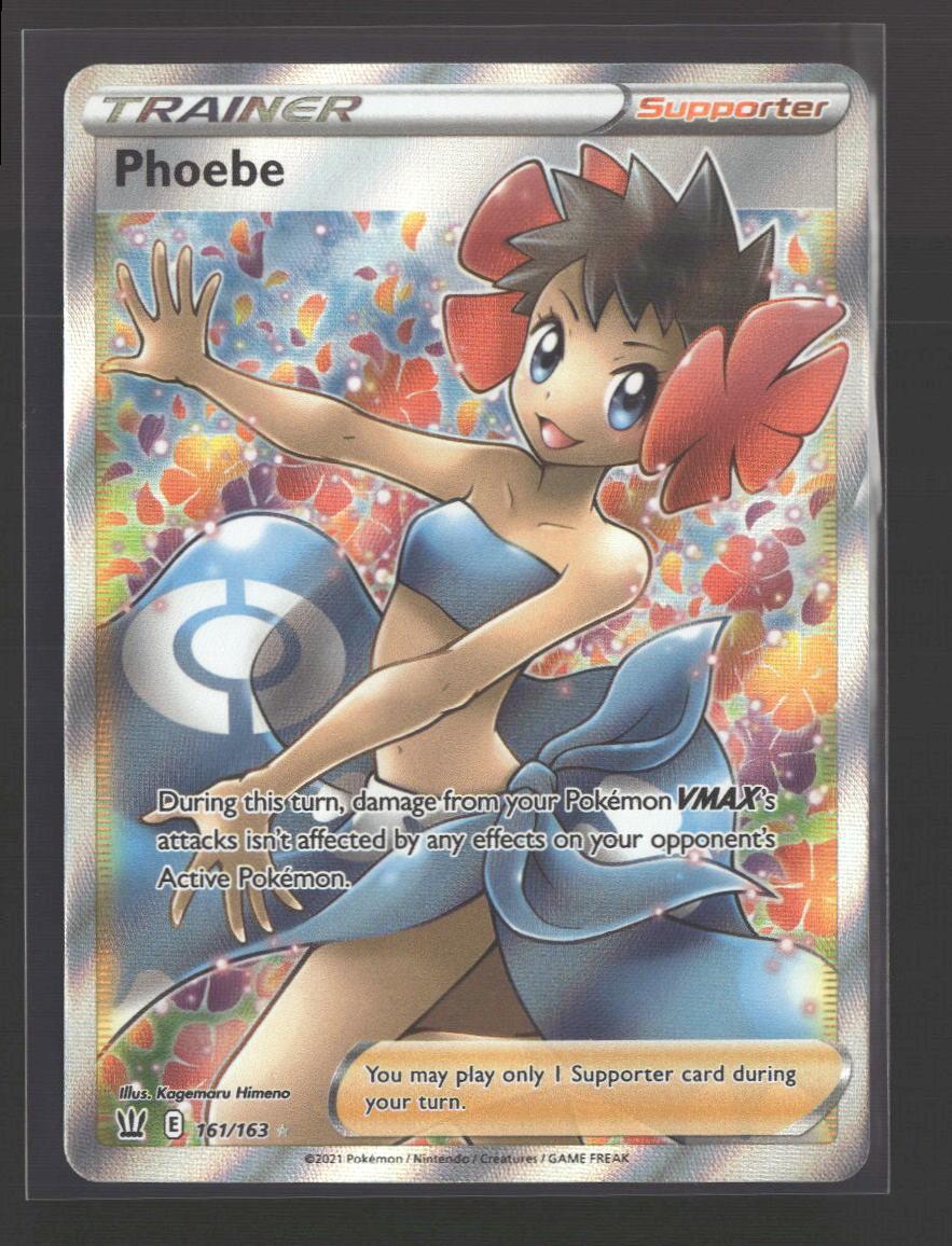 SWSH05: Battle Styles Phoebe (Full Art) #161/163