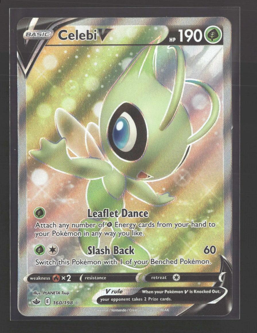 SWSH06: Chilling Reign Celebi V (Full Art) #160/198
