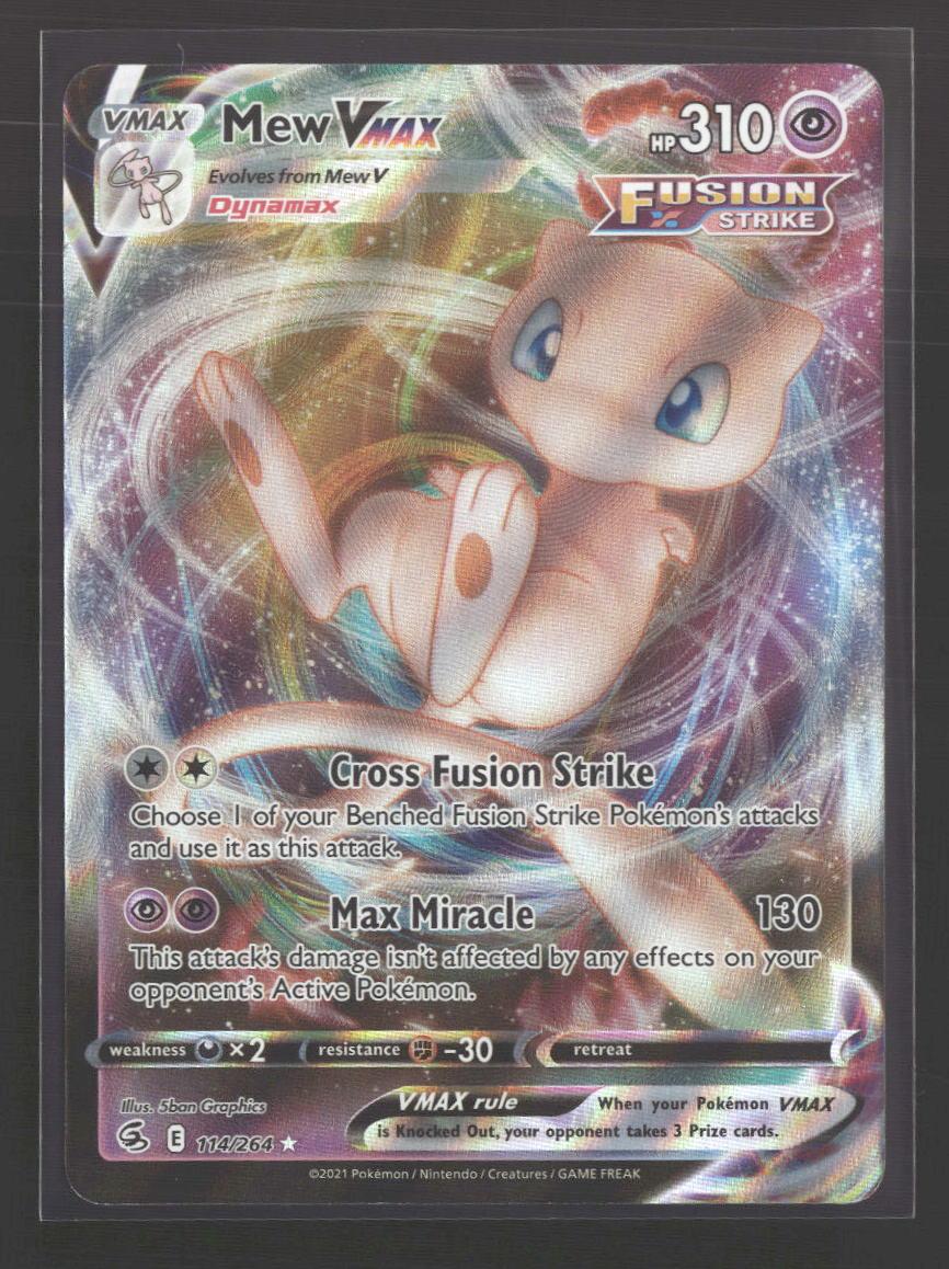 SWSH08: Fusion Strike Mew VMAX #114/264
