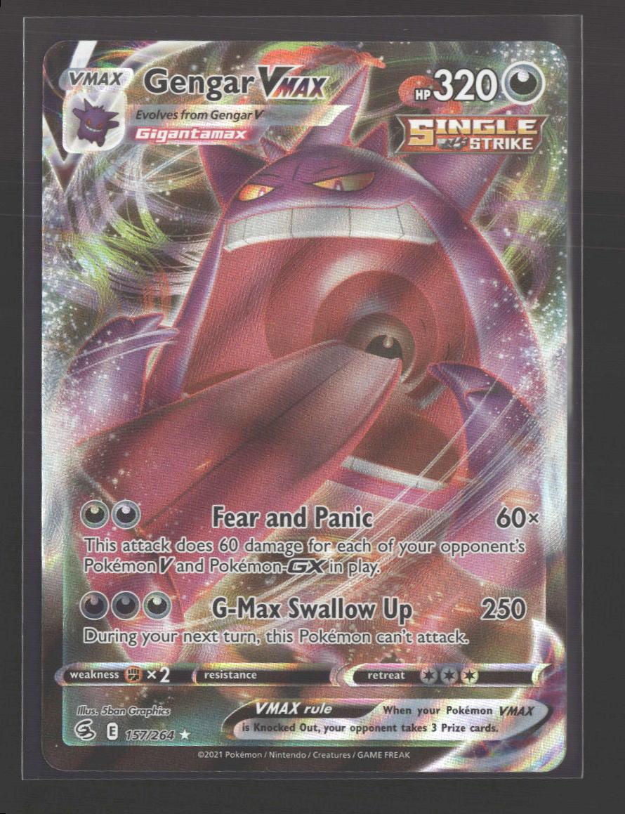 SWSH08: Fusion Strike Gengar VMAX #157/264