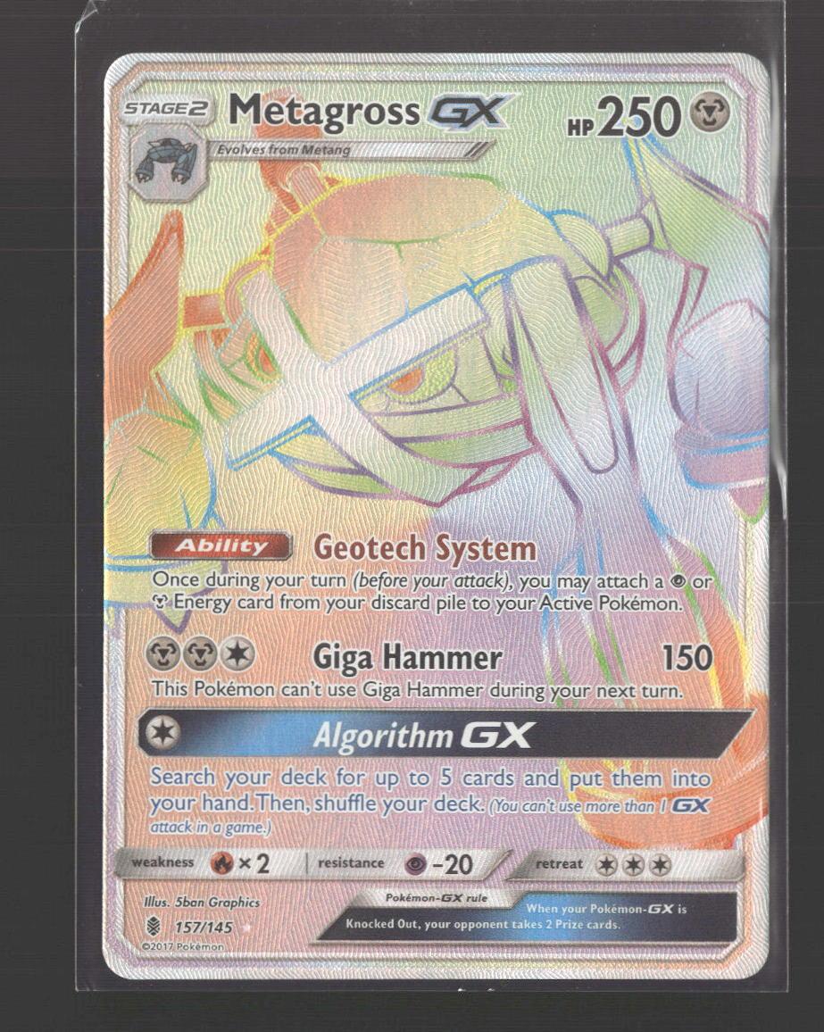 SM - Guardians Rising Metagross GX (Secret) #157/145