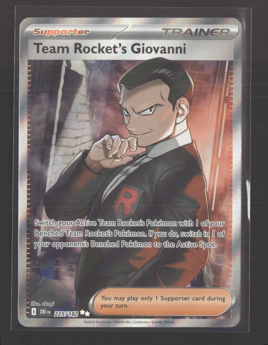 SV10: Destined Rivals Team Rocket's Giovanni #225/182